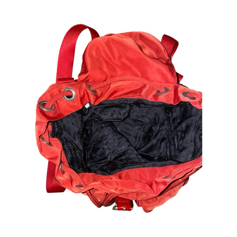 Prada Red Nylon Backpack - image 4